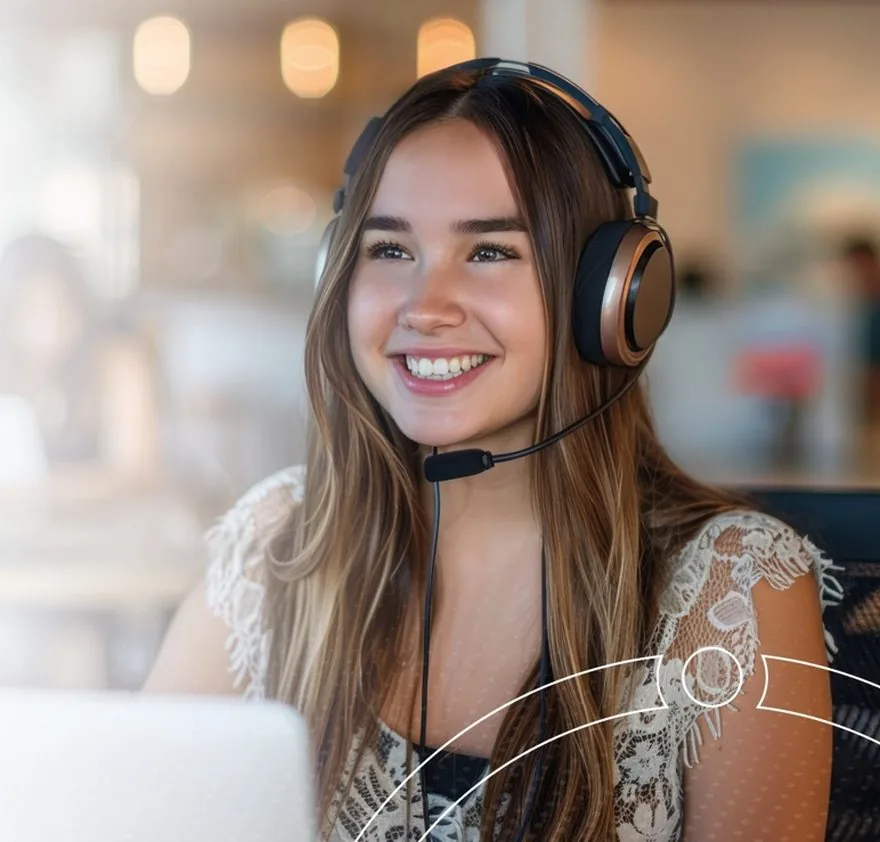 Asesora de contact center de Asertis